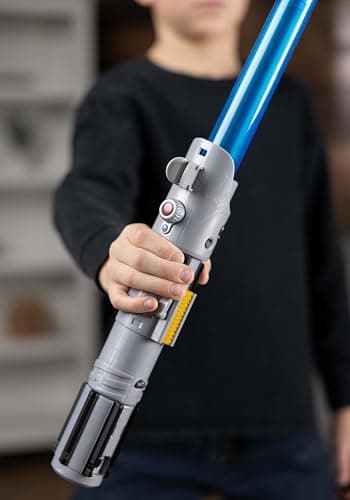 STAR WARS Lightsaber Forge Luke Skywalker Electronic Extendable Blue Lightsaber Toy, Customizable Roleplay Toy, Kids Ages 4 and Up thumbnail 8