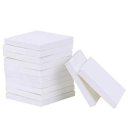 12 Pack Mini Canvas Panels for Halloween Painting Craft Drawing (3 x 3 Inch) thumbnail 5
