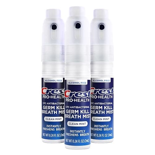 Crest Pro-Health | Portable Alcohol-Free CPC Mist with Clean Mint Flavor | Instant Fresh Breath - 3 Count (0.24oz/7ml) Breath Spray thumbnail 2