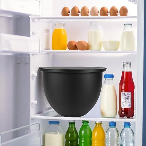 GuanQiao Silicone Bowl Liners for 5 Qt KitchenAid Mixers, 3 Liners with Lids thumbnail 6