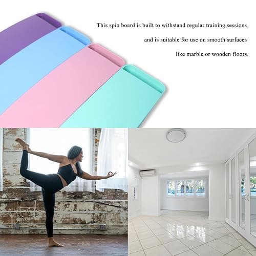Turn Board for Dancers, Ballet Turning Board, Turning Boards for Dancers, Spinning Boards for Pirouette, Turns and Balance, Spinner Boards for Dancers, Ice Skaters, Gymnasts and Cheerleaders thumbnail 6
