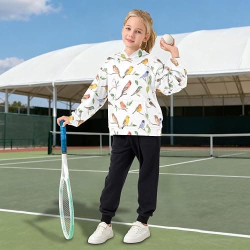 UMIRIKO Spring Birds Toddler Girls Pullover Hoodie Sweatshirt 4-14Y 202b8308 thumbnail 7