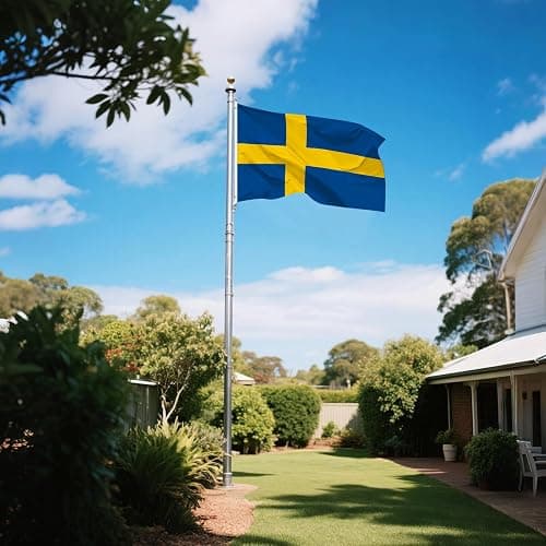 Sweden Flag 3x5 Ft Swedenn Flag for Party Parades Sports Events Patriotic Holidays Outdoor Indoor Decorations thumbnail 5