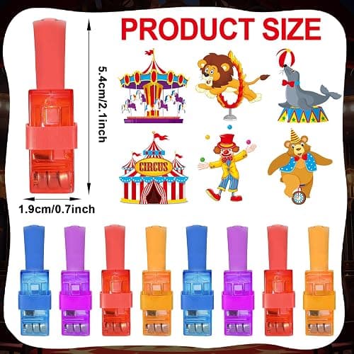 36Pcs Carnival LED Finger Lights Circus Party Favors Glow in the Dark Light Up Finger Lights Carnival Themed Toys Bulk for Halloween Birthday Party Goodie Bag Stuffer Birthday Gifts Classroom Prize thumbnail 3