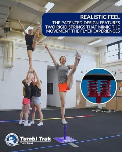 Tumbl Trak Fly Right Cheer Stunting Balance & Flexibility Trainer thumbnail 5