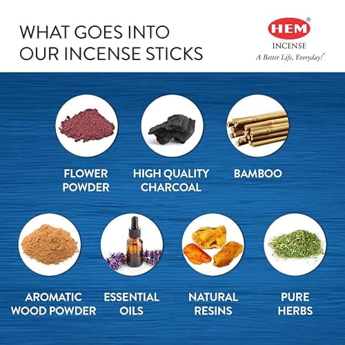 Hem Frankincense Myrrh Incense Sticks - 120 Count | Natural Air Purifying Aromatherapy | Calming and Cleansing Fragrance | Perfect for Meditation and Relaxation | Long-Lasting Burn. thumbnail 6