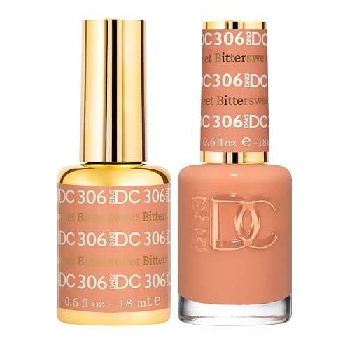 DND Gel Polish Set, Beige Nude Collection, UV/LED GelPolish and Air Dry Nail Lacquer, Matching Chip-Free Polish Duo, 0.5 Fl Oz Each - Image 1