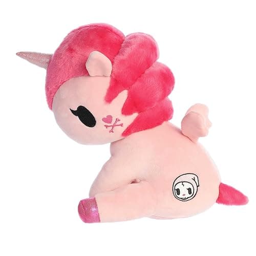 Aurora Enchanting ©Tokidoki Bellina Stuffed Animal - Bright & Colorful Design - Showpiece Plush - Pink 10 Inches thumbnail 7