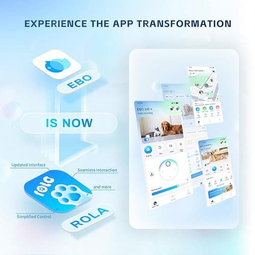 Enabot EBO SE Pet Camera Home Security Camera, Movable Indoor WiFi Cam, 2 Way Talk, Night Vision, 1080P Video, Self Charging Rechargeable Wireless Camera for Pet/Babt/Elderly thumbnail 9