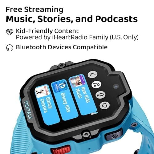 TickTalk 5 Kids Smart Watch with GPS Tracker, Voice & Video Calling, Texts, SOS & Parental Controls | Safe 4G LTE Smartwatch with Free Music, Reminders & School Mode for Boys & Girls Ages 3-12 thumbnail 6