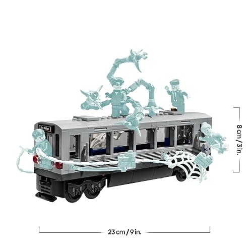 LEGO ǀ Marvel Spider-Man vs. Doc Ock Subway Train Scene - Play & Display Toy with 4 Minifigures - Collectible Super Hero Gift for 9+ Year Old Boys & Movie Fans - 76321 thumbnail 3