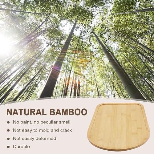 Compatible with Kitchen aid 4.5-5 Qt Bamboo Mixer Slider - Appliance Slider for Tilt Head Kitchen aid Stand Mixer Artisan, Countertop Storage Mover Sliding Tray Accessories Attachments thumbnail 3