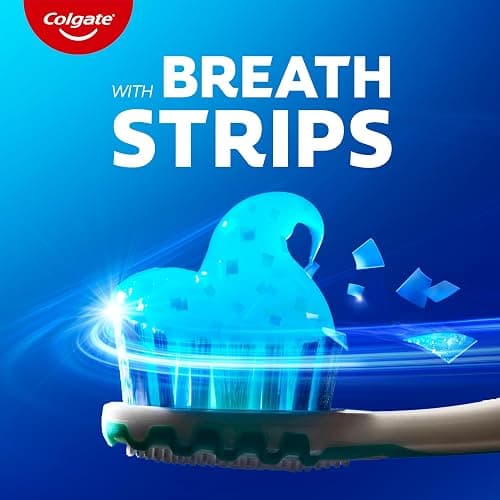 Colgate MaxFresh Cool Mint Toothpaste Pack, Fresh Breath Toothpaste with Fluoride and Hundreds of Mini Breath Strips, Leaves Mouth Feeling Refreshed for Hours, 4 Pack, 6.3 oz thumbnail 4