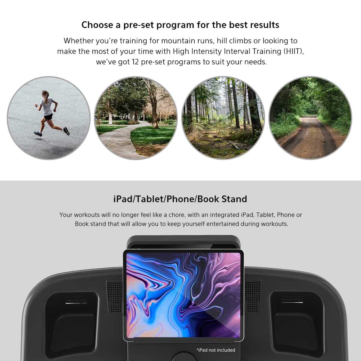 LSG Pacer M4 Treadmill with 12km/h Max Speed, 6 Preset Programs, 1.5CHP EverDrive® H2 Motor, DuraGrip® Running Belt, ShockControl Cushioning, 3 Manual Incline Levels & HydraAssist Soft Drop Folding thumbnail 7