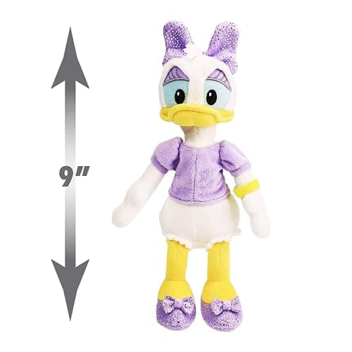 Disney Junior Mickey Mouse Small Plushie Stuffed Animal Daisy Duck, Kids Toys for Ages 2 Up by Just Play thumbnail 3