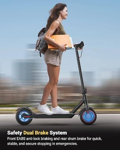 MAXSHOT Electric Scooter for Adults, 8.5/10/14" Tires, 19/22Mph, 350W/500W Motor, 21-28 Miles Range, Folding E-Scooter with Dual Suspension,APP(V1/SPRO/MAX/PRO/X1/X1PRO/PR) thumbnail 4