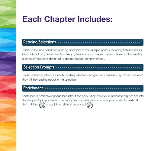 Spectrum Reading 5th Grade Workbooks, Activity Book Covering Nonfiction and Fiction Passages, Theme, Summarization, and more, Classroom or Homeschool Curriculum thumbnail 5