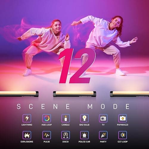 GVM RGB Tube Light with Spotlight, Magnetic Handheld Photography Light, Full-Color LED Stick Light 2000K-10000K CRI97+ Video Light with 3300mAh Built-in Battery, 6 Pixel Effects 12 Lighting Scenes thumbnail 5