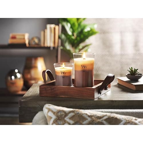 WoodWick Café Sweets Medium Hourglass Trilogy Candle, 9.7 oz. - Cafe Sweets Trilogy - Medium Hourglass thumbnail 6