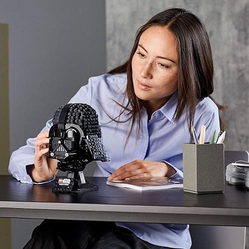 LEGO Star Wars Darth Vader Helmet Building Set for Adults - Collectible Model Kit for Men & Women, Ages 18+ Years - Gifts for Christmas for Men & Women - 75304 thumbnail 2
