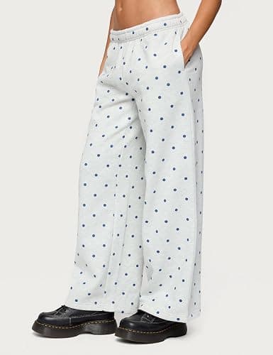HOCANDY Polka Dot Hoodie and Sweatpants Set for Women thumbnail 5