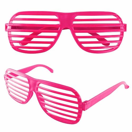 Super Z Outlet 12 Pairs of Plastic Shutter Glasses Shades Sunglasses Eyewear Party Props Assorted Colors thumbnail 5
