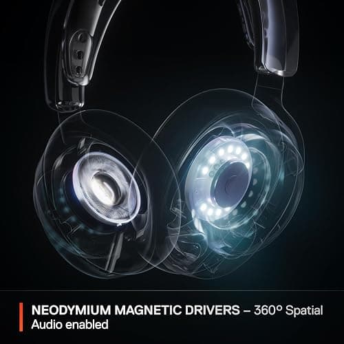 SteelSeries Arctis Nova Pro Wireless Multi-System Gaming Headset - Premium Hi-Fi Drivers - Active Noise Cancellation - Infinity Power System - ClearCast Gen 2 Mic - PS5, PS4, PC, Switch, Mobile thumbnail 4