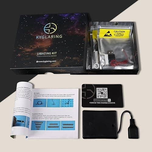 Kyglaring LED Light Kit Compatible with Lego The Milky Way Galaxy 31212 Building Blocks, Upgraded Lighting Accessories for Art 31212 Building Set (Lights Only, No Model Set) (Classic Version) thumbnail 6