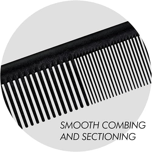 SAM VILLA Signature Series Long Cutting Comb, Black thumbnail 4