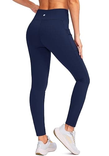 G Gradual Women's Fleece Lined Winter Leggings with Pockets Water Resistant High Waisted Thermal Warm Pants Running Hiking thumbnail 3