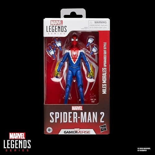 Marvel Legends Series Gamerverse Miles Morales Upgraded Suit Style, Spider-Man 2 Video Game-Inspired Collectible 6 Inch Action Figure thumbnail 2