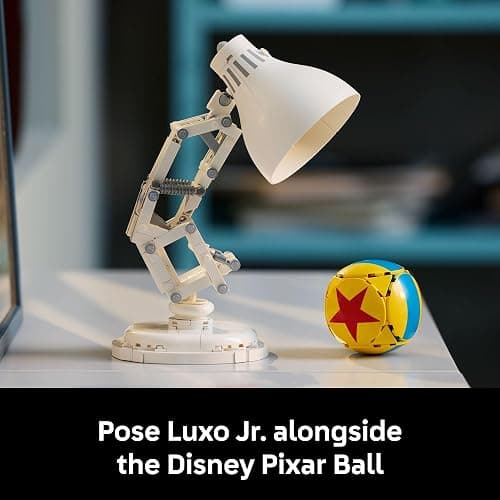 LEGO Ideas Disney Pixar Luxo Jr. - Room Decor and Building Set for Adults - Office and Desk Decor for Women and Men, Ages 18+ - Brick-Built Lamp DIY Kit - Collectible Gift Idea for Movie Fans - 21357 thumbnail 5