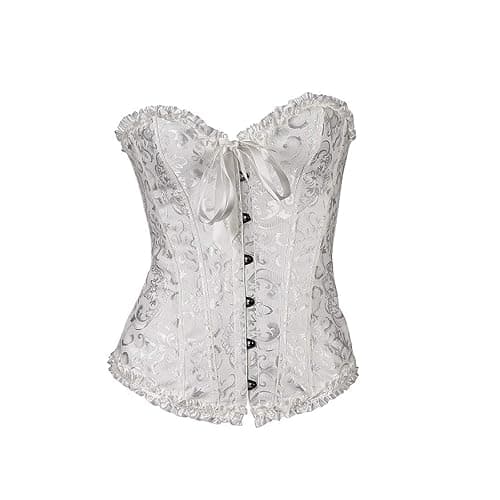 MoKid Ssdwer Women's Corset Sexy Lace Floral Waist Shaping Bustier Top For Wedding Dating Costume Party Photography thumbnail 2