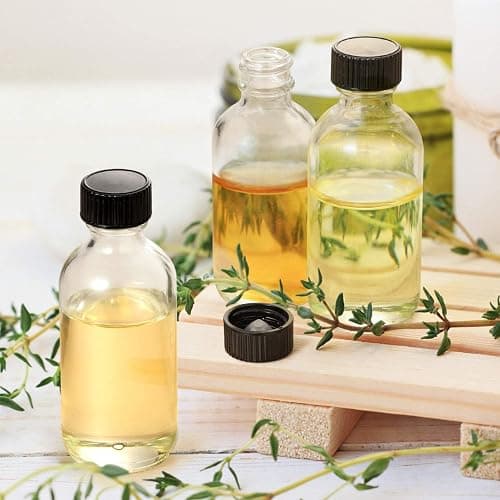 AOZITA 8 Pack, 2 oz Small Clear Glass Bottles w/Lid & 2 Funnels - 60ml Boston Shot Bottles for Health, Immunity, Potion, Wellness, Sample, Ginger, Juice - Mini Personal Care & Beauty Travel Bottle thumbnail 8