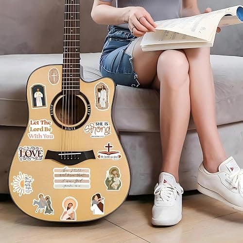 200PCS Inspirational Christian Stickers for Water Bottles, Religious Faith Bible Verses Jesus Stickers for Laptops, Phone Cases, Journaling thumbnail 5