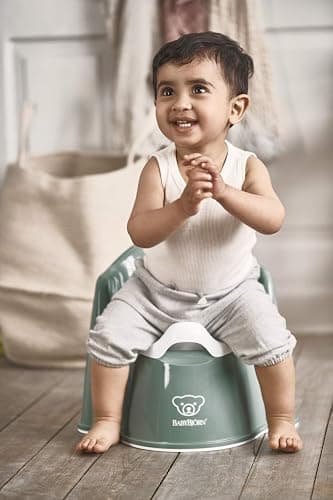 BabyBjörn Potty Chair, Deep Green/White (Pack of 2) thumbnail 2