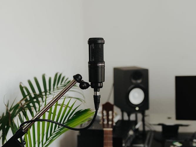 Audio-Technica AT2020 Cardioid Condenser Studio XLR Microphone, Ideal for Project/Home Studio Applications, Black thumbnail 8