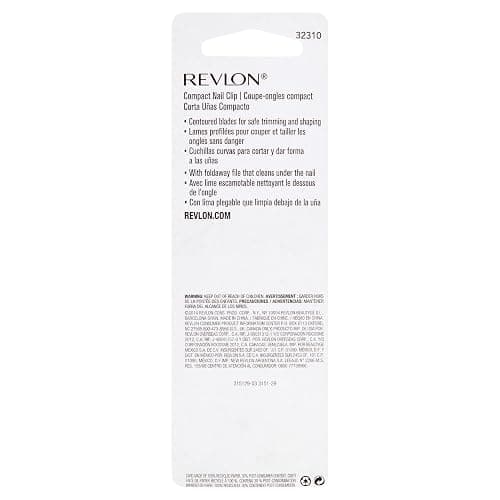 Revlon Compact Nail Clipper, Small Mini Design thumbnail 6