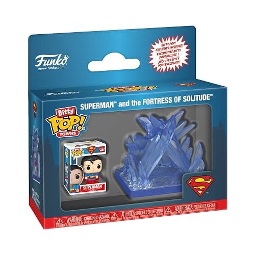 Funko Pop! Bitty Town: DC - Superman and The Fortress of Solitude - Image 1