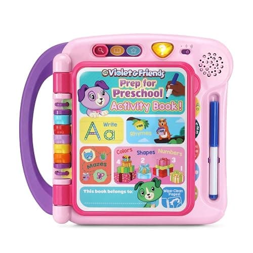 LeapFrog Violet and Friends Prep for Preschool Activity Book, Pink - Image 1