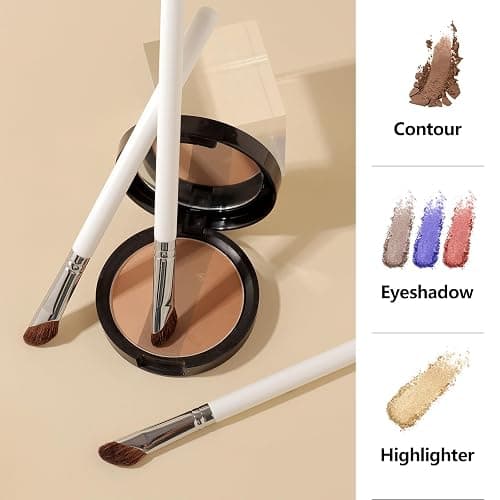 Albeaut Eyeshadow Brush, Angled Nose Contour Brow Bone Highlight Makeup Brush (190 angled shader) thumbnail 4