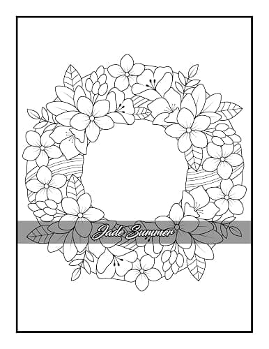 100 Flowers: An Adult Coloring Book with Bouquets, Wreaths, Swirls, Patterns, Decorations, Inspirational Designs, and Much More! thumbnail 28