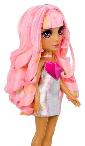 Rainbow High My Fashion Style Kia, Soft Pink, 11" Fashion Doll with Statement Outfit, Stylish Handbag, Great Toy Gift for Girls Kids Ages 4-12 Years thumbnail 4