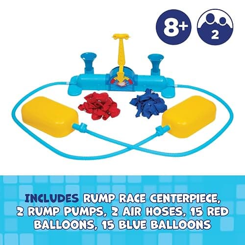 Rump Race Balloon Popping Battle Board Game Family Game Night, Party Game | Family Game, Kids Games, Multi-Player, Board Games for Family Night, Preschool Toys, Family Game Night, Travel Games, thumbnail 7