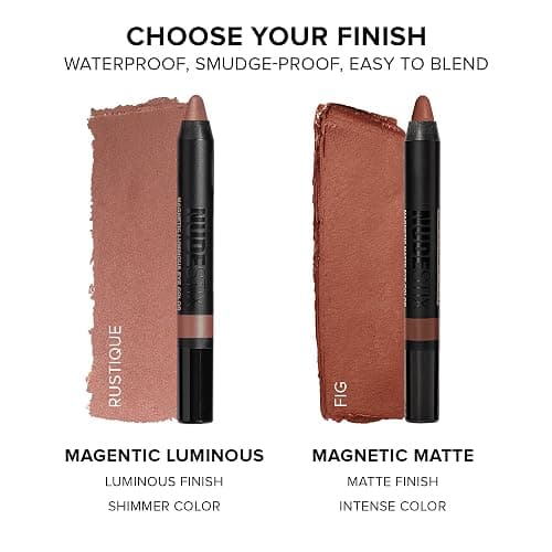 Nudestix Magnetic Matte Eye Color – 3-in-1 Long-Wear Cream Eyeshadow Pencil, Eyeliner & Primer | Waterproof, Budge-Proof Matte Finish | Vegan & Cruelty-Free Eye Makeup thumbnail 7