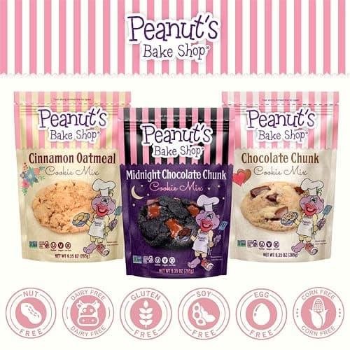 Peanut's Bake Shop - Vegan and Gluten-Free Cookie Mix | Non-GMO, Kosher Cookie Mixes for Decadent Treats (Variety Pack - 3 Pack) thumbnail 3
