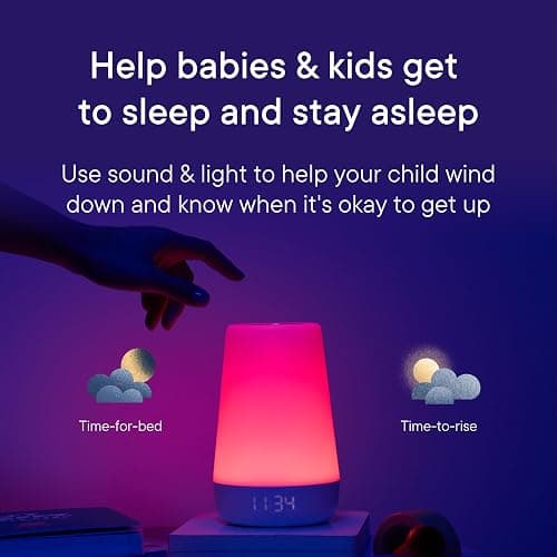 Hatch Rest Baby Sound Machine, Night Light | 2nd Gen | Registry Essential, Sleep Trainer, Routine Builder, Time-to-Rise Alarm Clock, White Noise Soother, Nursery Stories, Toddler Kids Bedroom (Wi-Fi) thumbnail 3