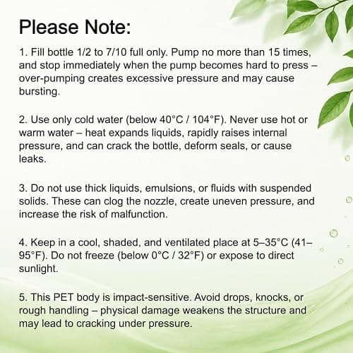 ZEAYEA 2 Pack 0.5 Gallon Hand Held Garden Sprayer, Pump Pressure Water Sprayer, Plastic Watering Cans with Adjustable Nozzle, Hand Sprayers for Lawn, Garden, Indoor Outdoor Gardening, Home Cleaning thumbnail 3
