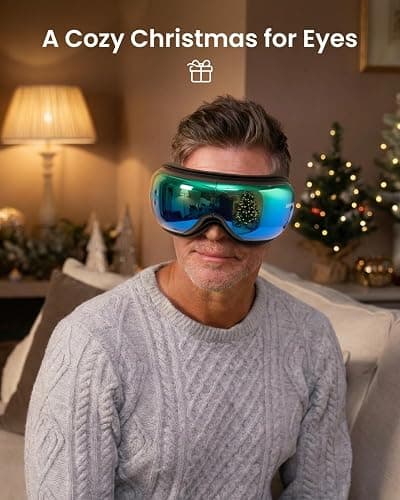 RENPHO Eyeris 1 Eye Massager with Heat, Birthday Gifts Eye Mask for Mom Dad Women Men Her Him, Smart Sleep Mask with Voice for Relax, Reduce Strain thumbnail 2
