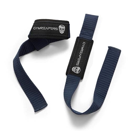 Gymreapers Lifting Wrist Straps for Weightlifting, Bodybuilding, Powerlifting, Strength Training, & Deadlifts - Padded Neoprene with 18 inch Cotton thumbnail 3